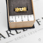 Pre-Owned 9ct Gold CZ MUM Cherish Ring Size O