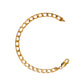 Pre-Owned 9ct Gold Curb Chain Bracelet 7.5 Inch