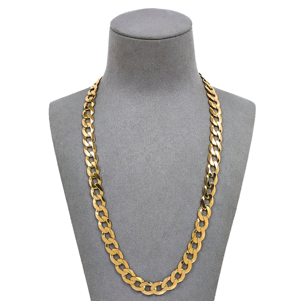 Pre-Owned 9ct Gold Curb Chain Necklace