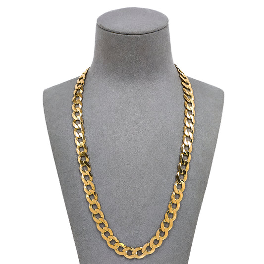 Pre-Owned 9ct Gold Curb Chain Necklace