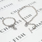 Pre-Owned 9ct White Gold & Diamond Heart Jewellery SET
