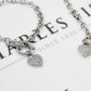 Pre-Owned 9ct White Gold & Diamond Heart Jewellery SET