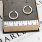 Pre-Owned 9ct Gold 2 Tone Creole Hoop Earrings