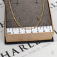Pre-Owned 18ct Gold Bead Chain Necklace 17 Inch