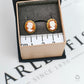 Pre-Owned 9ct Gold Oval Cameo Stud Earrings