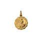 Pre-Owned 9ct Gold Madonna Pendant Round Frame