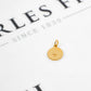 Pre-Owned 9ct Gold Petite St Christopher Pendant Round