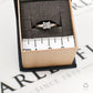 Pre-Owned 18ct White Gold Princess Cut Diamond Ring Size J.5