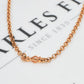 Pre-Owned 9ct Rose Gold Belcher Chain Necklace 32 Inch