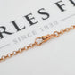 Pre-Owned 9ct Rose Gold Belcher Chain Necklace 32 Inch