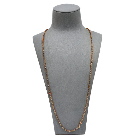 Pre-Owned 9ct Rose Gold Belcher Chain Necklace 32 Inch