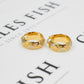 Pre-Owned 9ct Gold Tricolor Creole Hoop Earrings