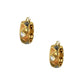 Pre-Owned 9ct Gold Tricolor Creole Hoop Earrings