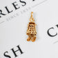 Pre-Owned 9ct Gold Synthetic Stone Clown Pendant
