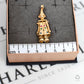 Pre-Owned 9ct Gold Synthetic Stone Clown Pendant