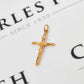 Pre-Owned 9ct Gold Crucifix Pendant