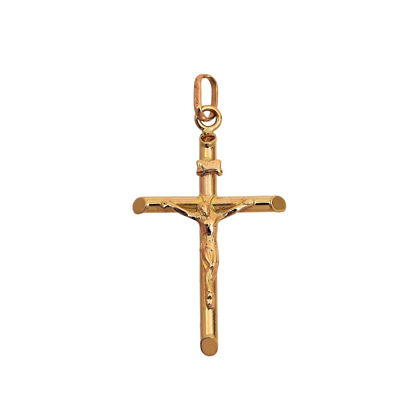 Pre-Owned 9ct Gold Crucifix Pendant