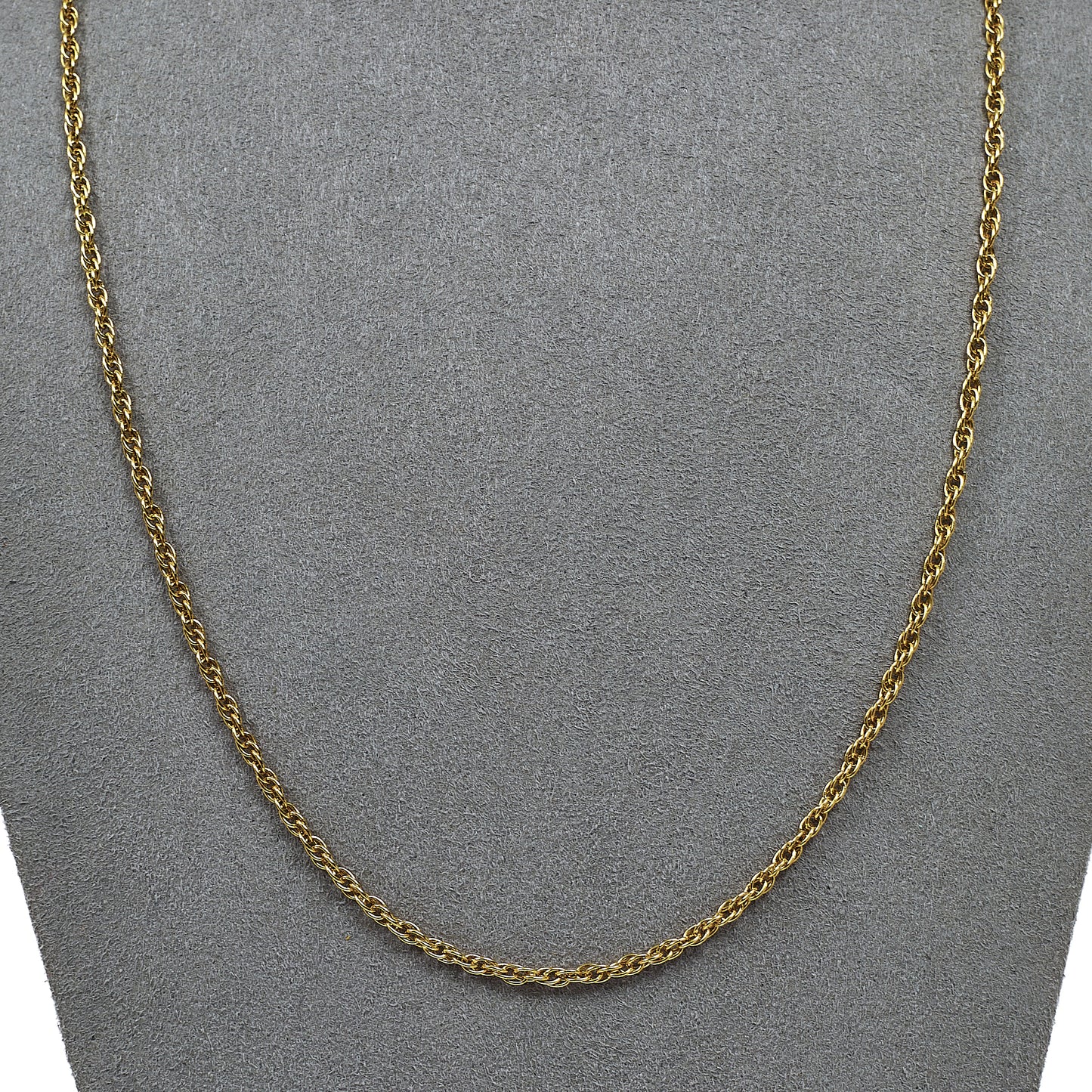 Pre-Owned 9ct Gold Prince Of Wales Necklace 20 Inch