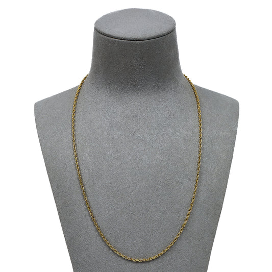 Pre-Owned 9ct Gold Prince Of Wales Necklace 20 Inch