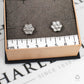 Pre-Owned 9ct White Gold Diamond Cluster Earrings