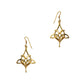 Pre-Owned 9ct Gold Ola Gorie Kells Bird Drop Earrings