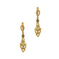 Pre-Owned 18ct Gold CZ Drop Earrings