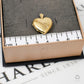 Pre-Owned 9ct Gold Flower Pattern Heart Shaped Locket