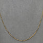 Pre-Owned 9ct Gold Box Link Chain Necklace 20 Inch