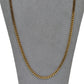 Pre-Owned 9ct Gold Curb Chain Necklace 25 Inch