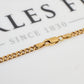 Pre-Owned 9ct Gold Curb Chain Necklace 25 Inch