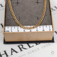 Pre-Owned 9ct Gold Curb Chain Necklace 25 Inch