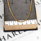 Pre-Owned 9ct Gold Box Link Necklace 16 Inch