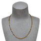 Pre-Owned 9ct Gold Box Link Necklace 16 Inch