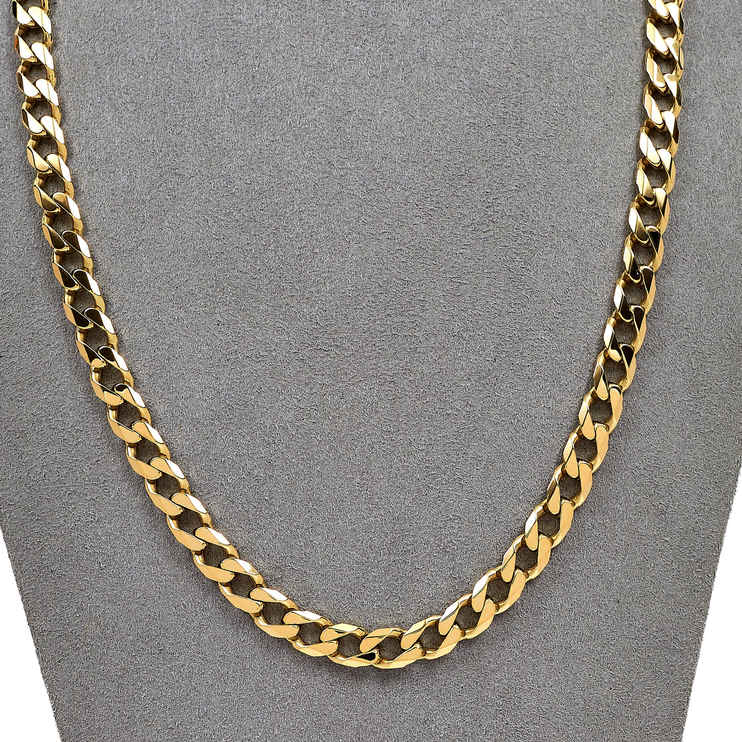 Pre-Owned 9ct Gold Curb Chain Necklace 21 Inch