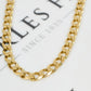 Pre-Owned 9ct Gold Curb Chain Necklace 21 Inch