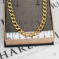Pre-Owned 9ct Gold Curb Chain Necklace 21 Inch