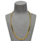 Pre-Owned 9ct Gold Curb Chain Necklace 21 Inch