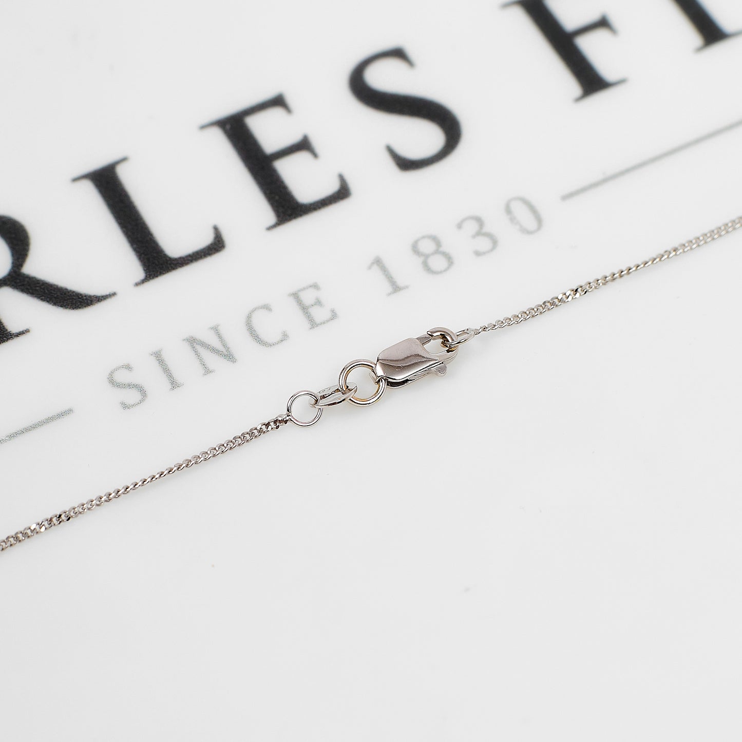 Pre-Owned 18ct White Gold Diamond Cross Pendant Necklace