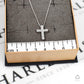 Pre-Owned 18ct White Gold Diamond Cross Pendant Necklace