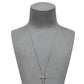 Pre-Owned 18ct White Gold Diamond Cross Pendant Necklace