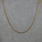 Pre-Owned 9ct Gold Curb Chain Necklace 16 Inch