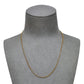 Pre-Owned 9ct Gold Curb Chain Necklace 16 Inch