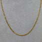 Pre-Owned 9ct Gold Figaro Chain Necklace 16 Inch