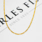 Pre-Owned 9ct Gold Figaro Chain Necklace 16 Inch