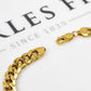 Pre-Owned 14ct Gold Curb Chain Bracelet 9 Inch