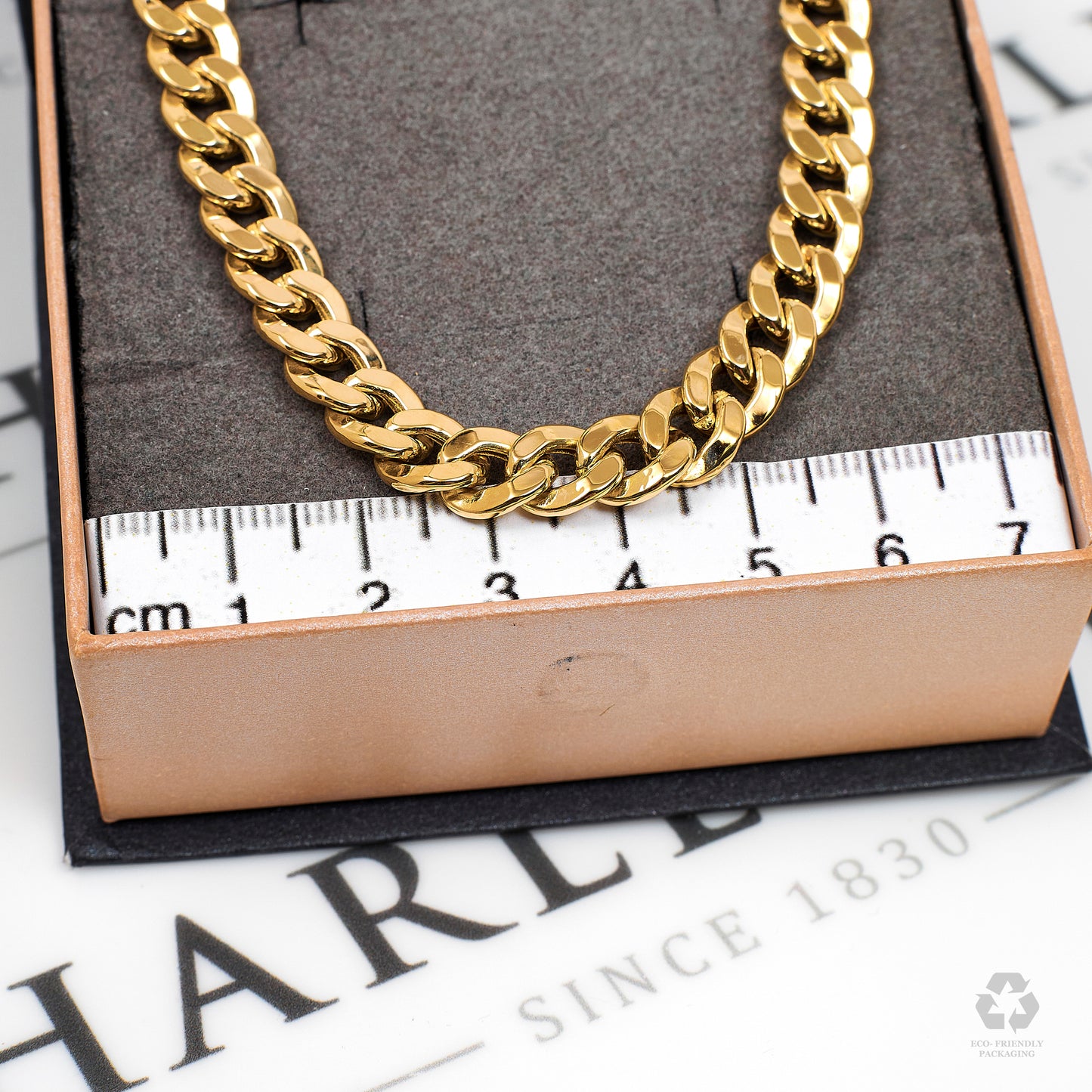 Pre-Owned 14ct Gold Curb Chain Bracelet 9 Inch