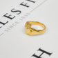 Pre-Owned 9ct Gold Claddagh Ring Size Q.5