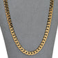 Pre-Owned 9ct Gold Curb Chain Necklace 24 Inch