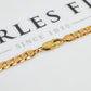 Pre-Owned 9ct Gold Curb Chain Necklace 24 Inch