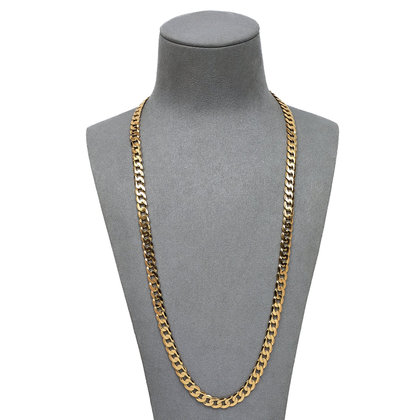 Pre-Owned 9ct Gold Curb Chain Necklace 24 Inch